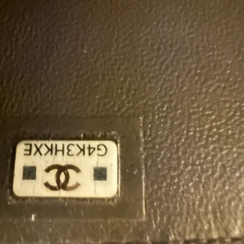 SOLD！100% AUTH Chanel vanity case top handle with chain - Picture 6 of 12